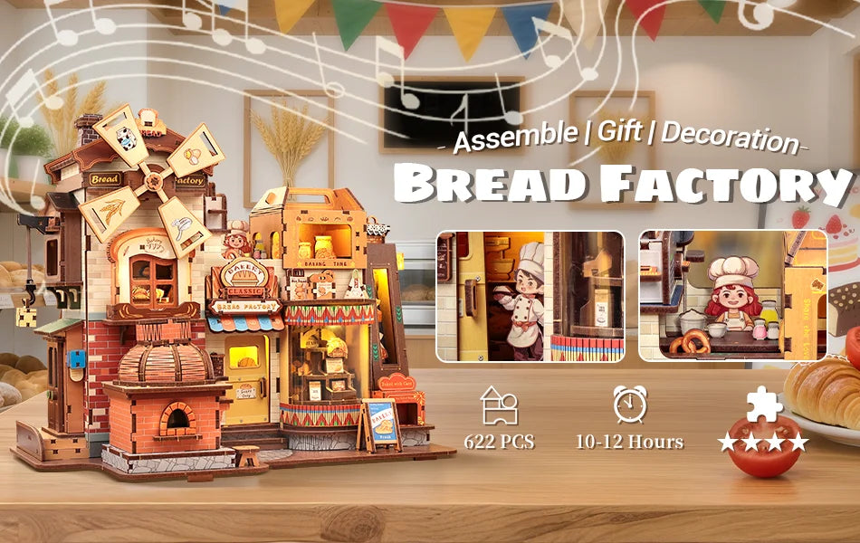 CuteBee Cutebee Your Own 3D Wooden Puzzle – Display Piece DIY kit product photo 3