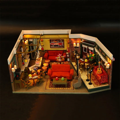 Friends Central Perk Cafe DIY Dollhouse Kit