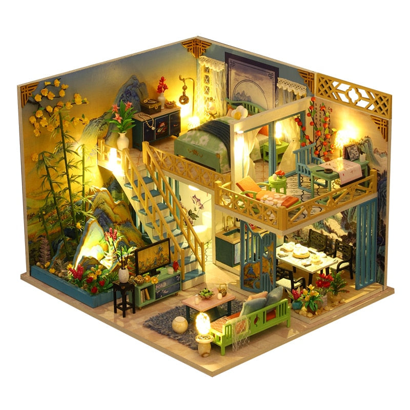 Japanese Casa Loft DIY Miniature Dollhouse Kit - Mycutebee