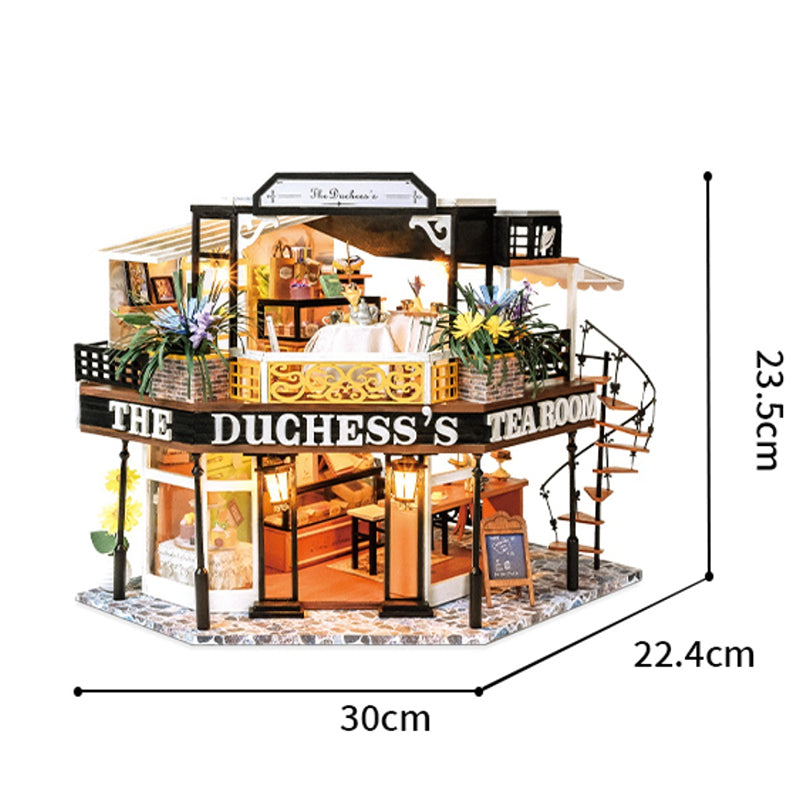 The Duchess's Tea Room DIY Dollhouse Kit