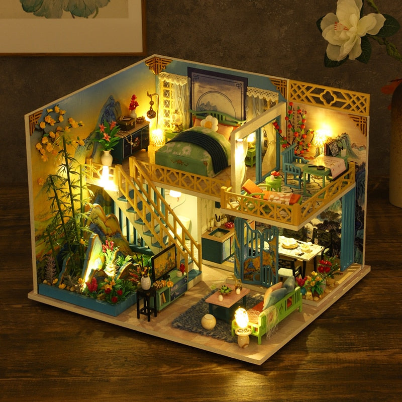 Japanese Casa Loft DIY Miniature Dollhouse Kit - Mycutebee