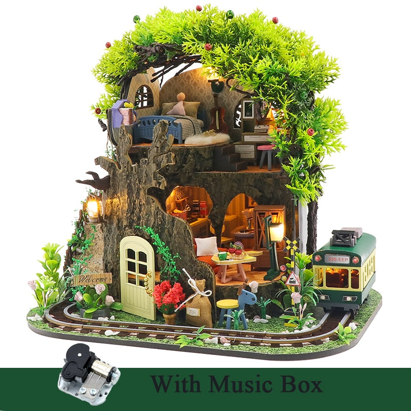 Dense Woods 2232 DIY Wooden Miniature - Mycutebee