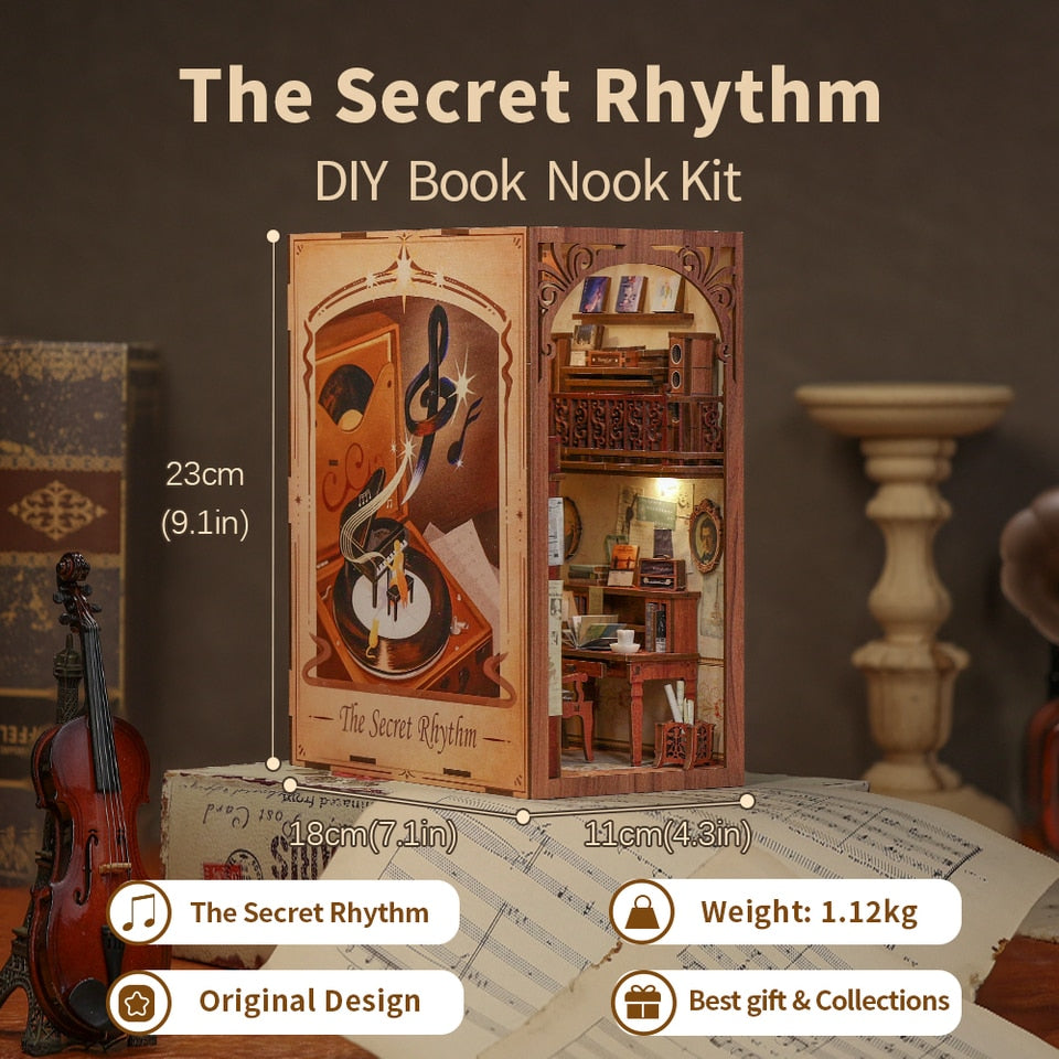 Cutebee The Secret Rhythm DIY Book Nook Kit