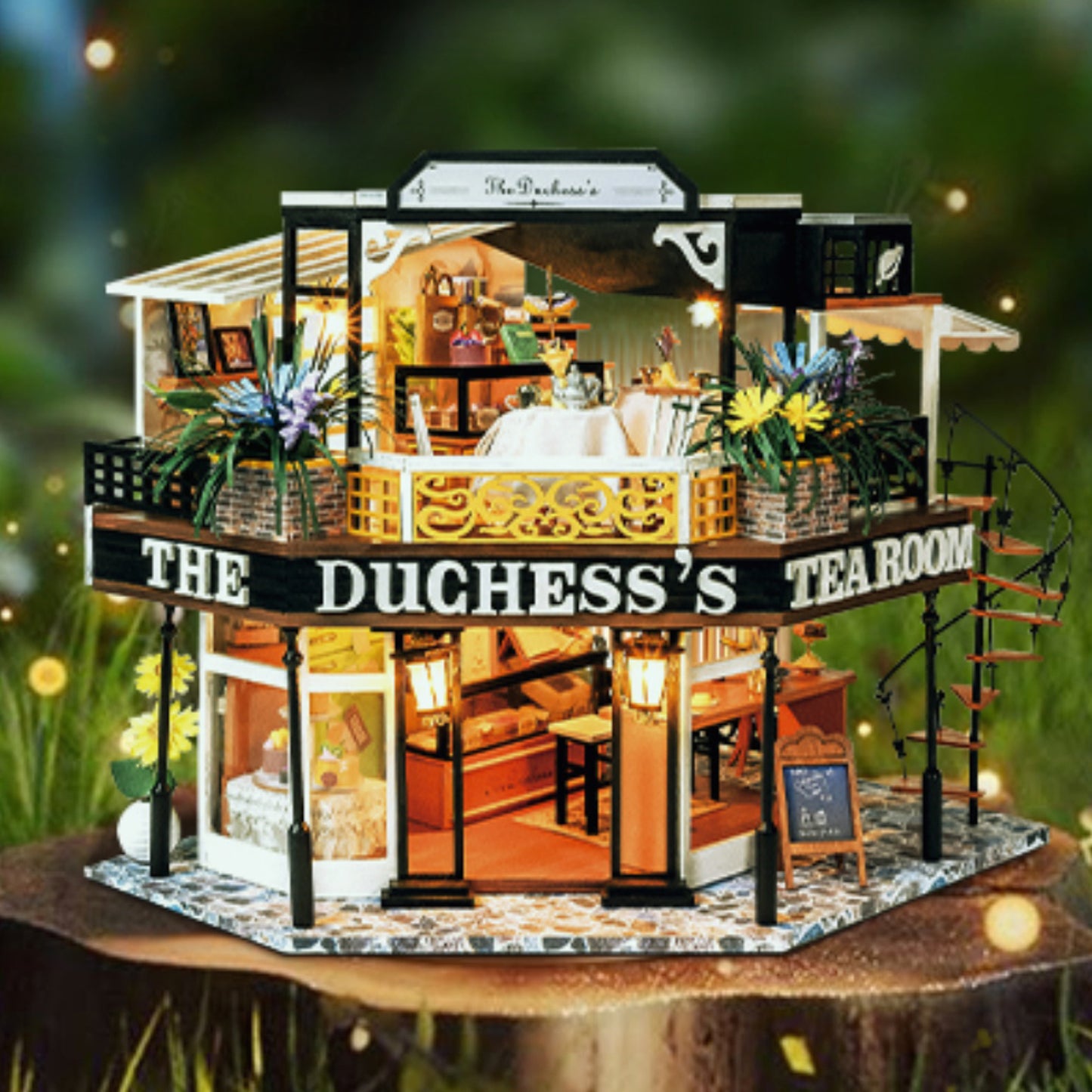 The Duchess's Tea Room DIY Dollhouse Kit