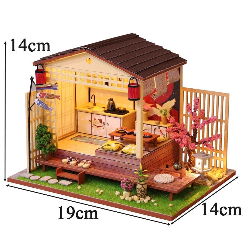 Sakura Kitchen DIY Dollhouse Kit - Mycutebee