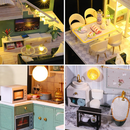 Storey Apartment DIY Dollhouse Kit - Mycutebee