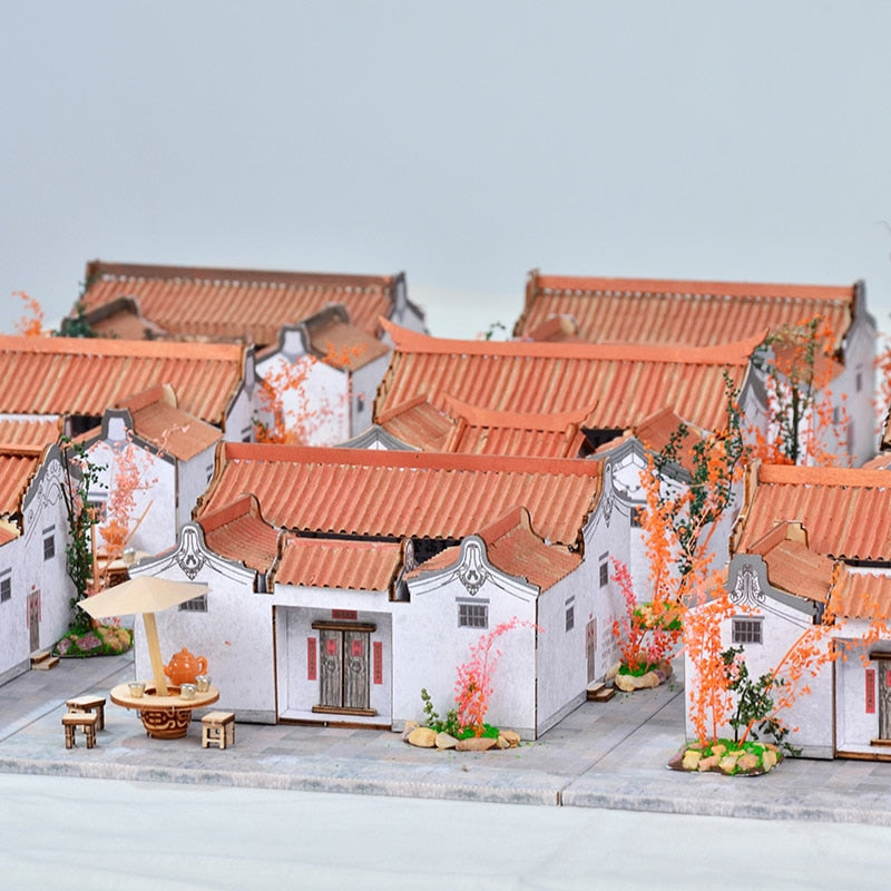 Chinese Ancient Casa DIY Wooden Dollhouse - Mycutebee