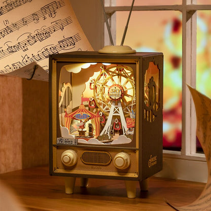 Robotime Rolife AMT01 Sunset Carnival Music Box - Mycutebee