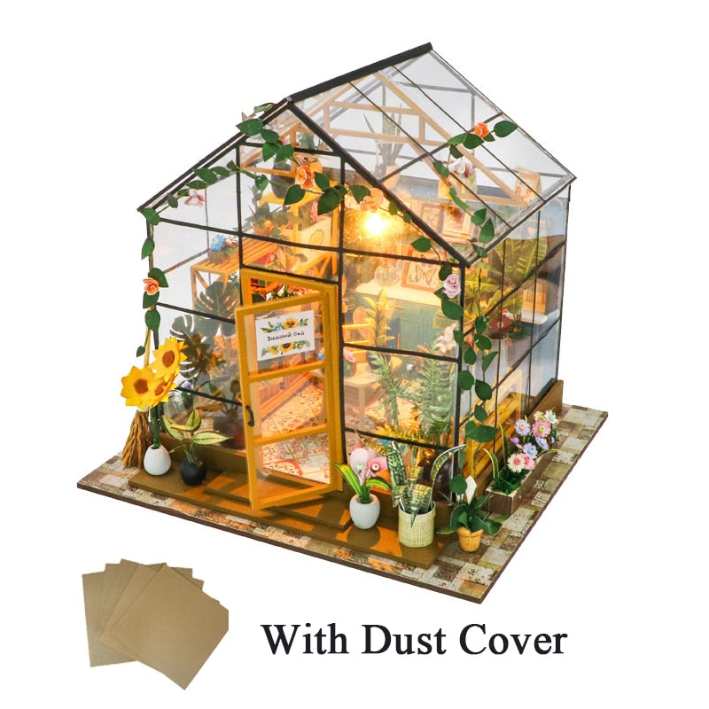 Sunshine Flower House DIY Dollhouse Kit - Mycutebee