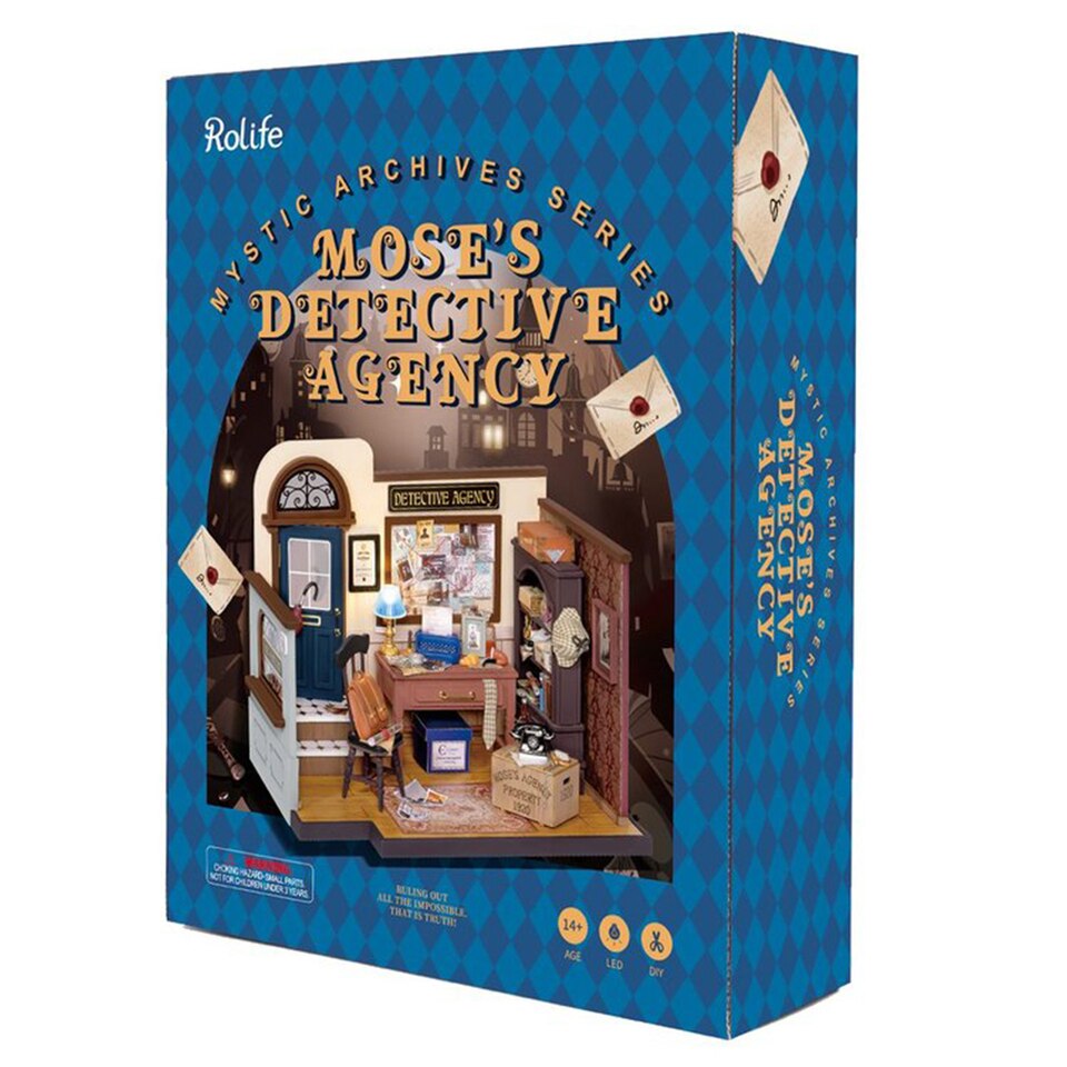 Rolife DG157 Mose's Detective Agency DIY House - Mycutebee