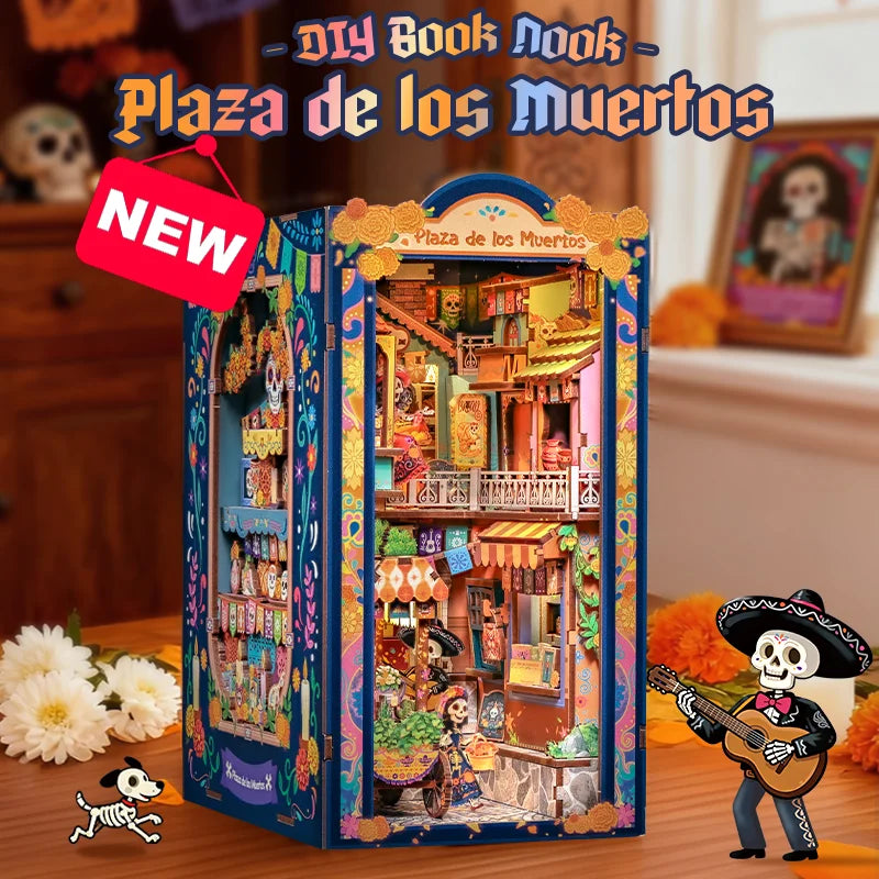 CuteBee Cutebee Laser Cut 3D Wooden DIY Book Nook Kit – Cozy Escape DIY kit product photo 1