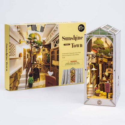 Robotime Rolife Sunshine Town Book Nook Kit