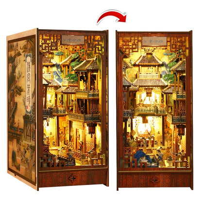 Chinese Ancient Town DIY Book Nook Kit