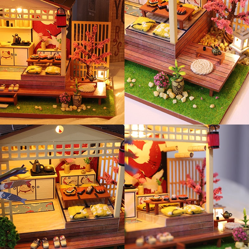 Sakura Kitchen DIY Dollhouse Kit - Mycutebee