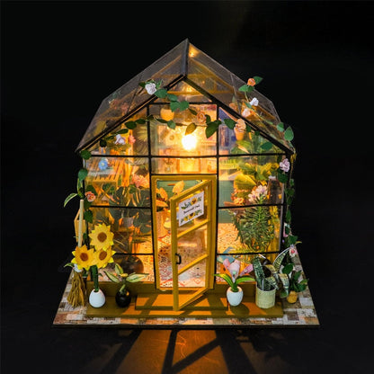 Sunshine Flower House DIY Dollhouse Kit - Mycutebee