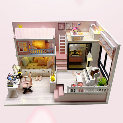 Modern Loft V2 Dollhouse DIY Miniature House Kit - Mycutebee