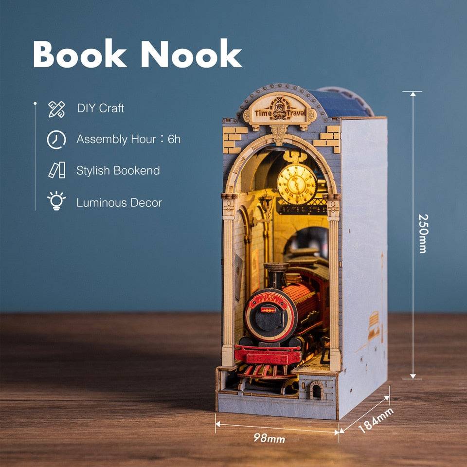 Robotime Rolife Time Travel DIY Book Nook Kit