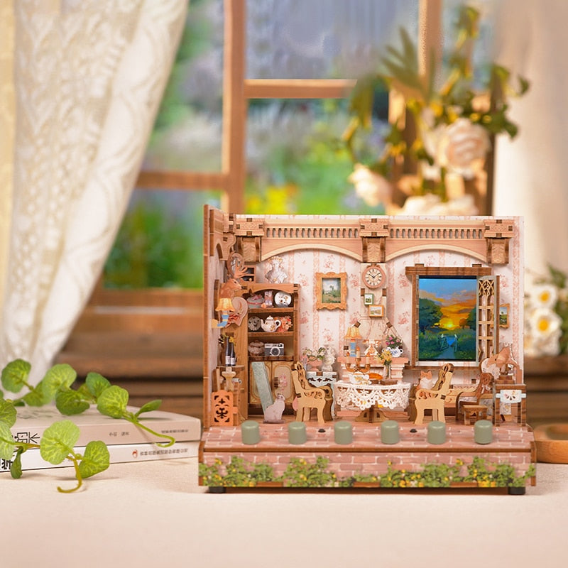 Garden Time TQ619 DIY Wooden Doll House - Mycutebee