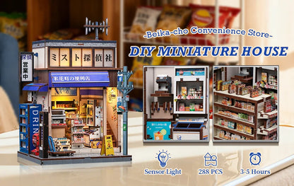 CuteBee Cutebee 3D DIY Book Nook Kit – Cozy Escape DIY kit product photo 3