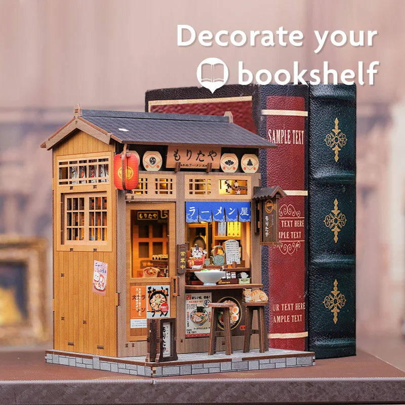 CuteBee Cutebee Light Bookshelf Insert DIY Book Nook Kit DIY kit product photo 2