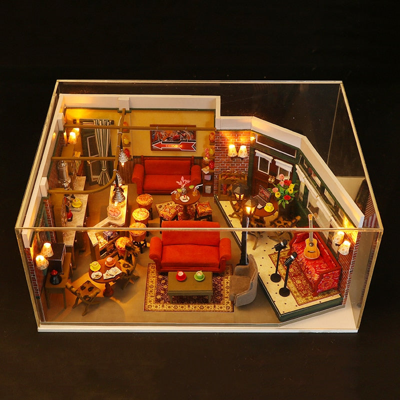 Friends Central Perk Cafe DIY Dollhouse Kit