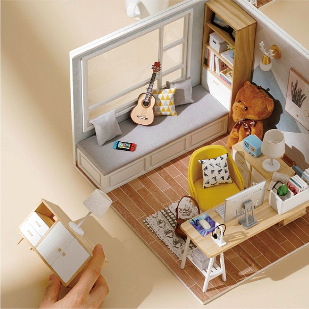 Cutebee Sunshine Study DIY Dollhouse Kit