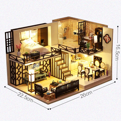 Orient Love DIY Dollhouse Loft Kit