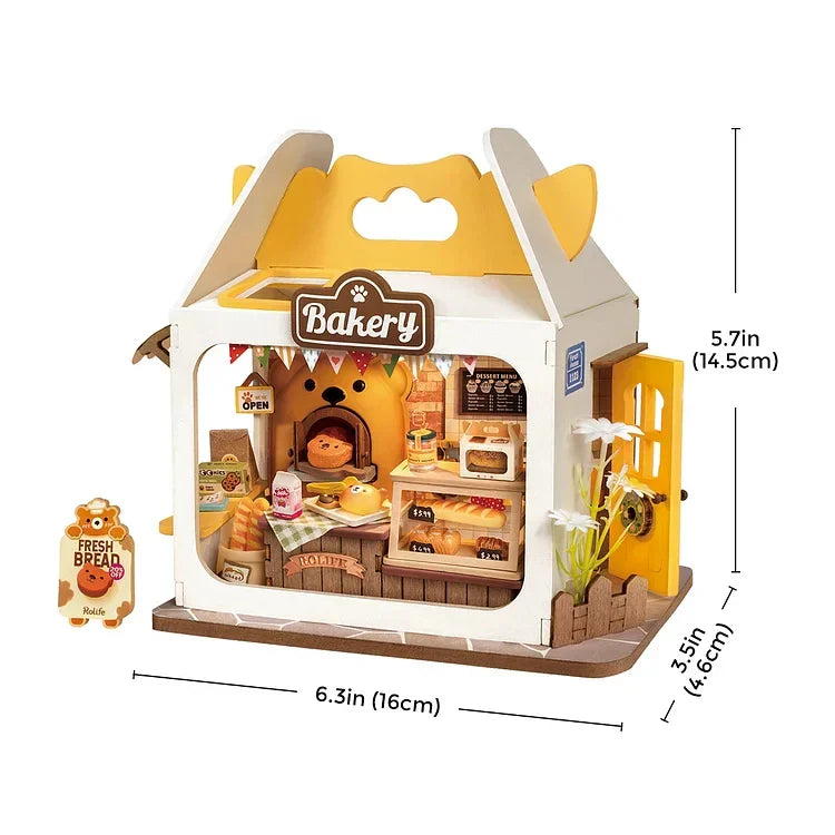 Robotime Rolife Food Box Shop DIY Miniature House - Mycutebee