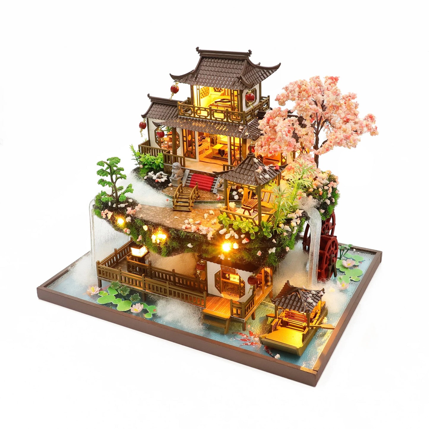 Big Chinese Greenhouse Garden DIY Dollhouse Kit