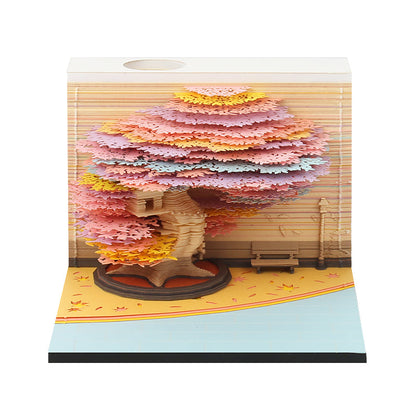 Tree Of All Seasons Omoshiroi 3D Notepad