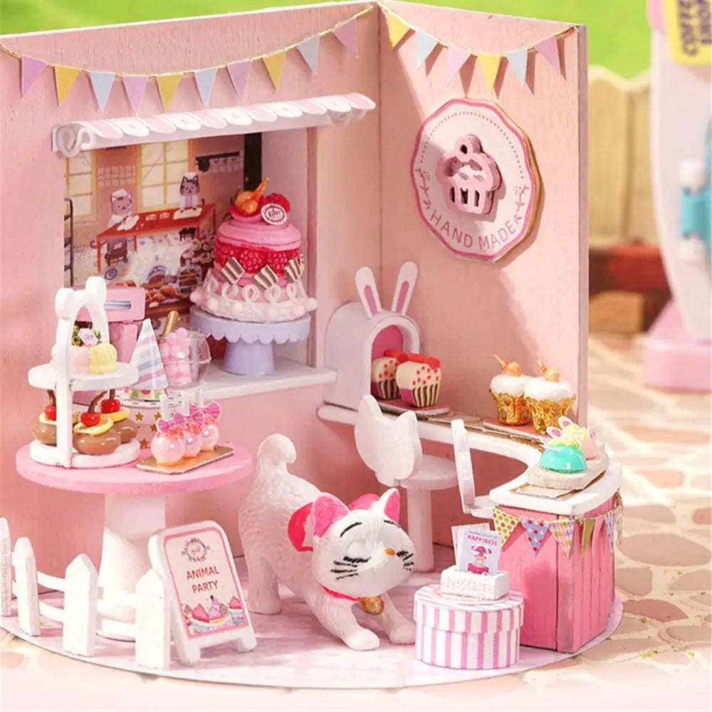 Kitten Cake House DIY Dollhouse Kit