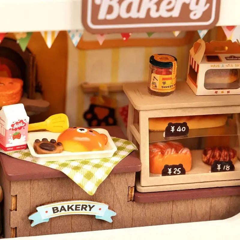 Robotime Rolife Food Box Shop DIY Miniature House - Mycutebee