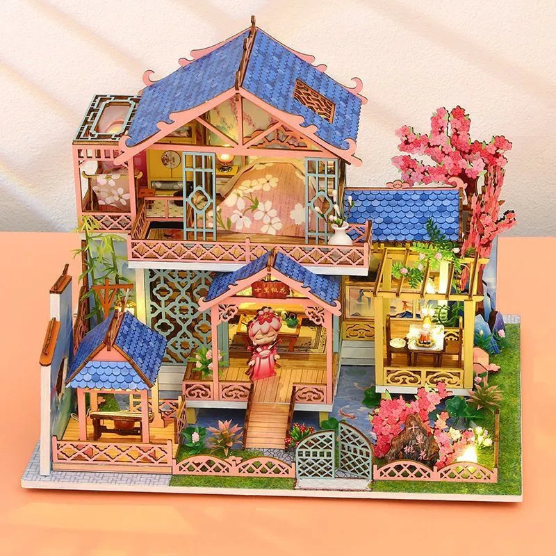 Peach Blossom Attic P017 DIY Wooden DollHouse - Mycutebee