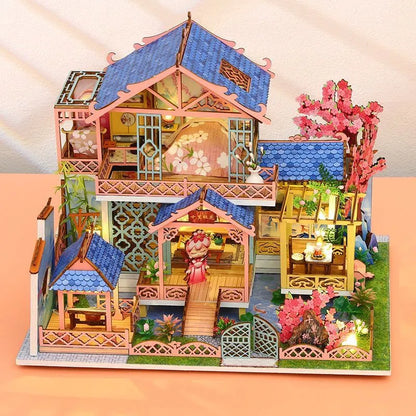 Peach Blossom Attic P017 DIY Wooden DollHouse - Mycutebee