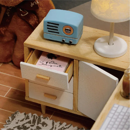 Sunshine Study Room DIY Dollhouse Kit - Mycutebee