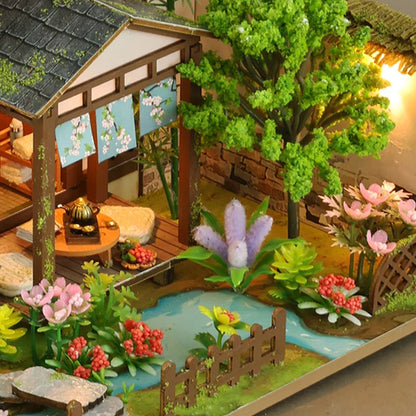 Bamboo Spring Courtyard DIY Dollhouse Kit