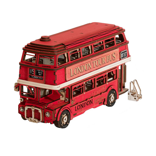 Robotime Rolife London Tour Bus DIY Miniature Kit