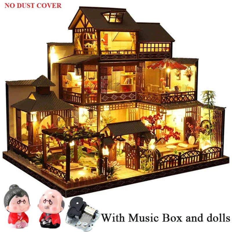 Spring Hours Japanese DIY Dollhouse Instruction PDF