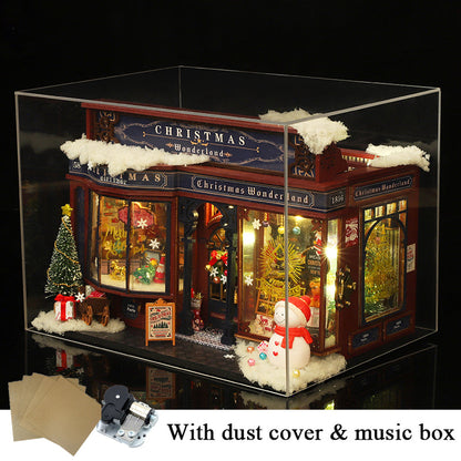 Christmas Gift Shop DIY Dollhouse Kit