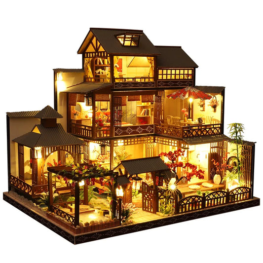 Spring Hours Japanese DIY Dollhouse Instruction PDF