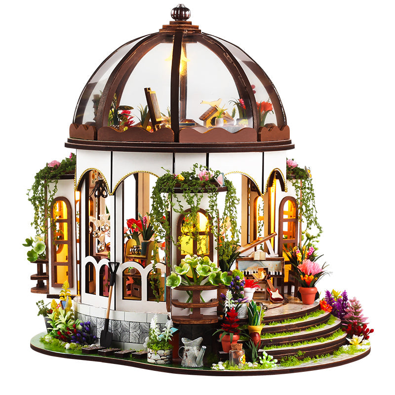 Hanging Greenhouse Garden DIY Dollhouse Kit