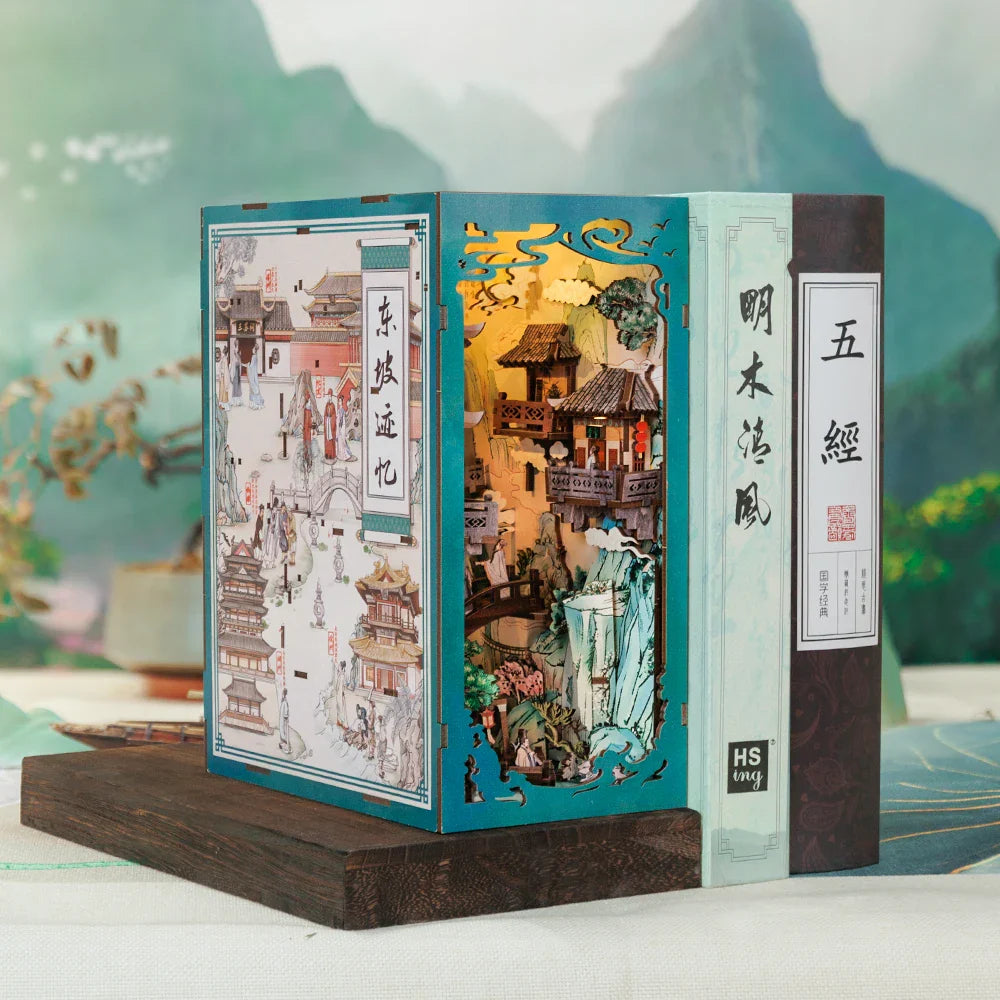 Cutebee Su Dongpo's Life DIY Book Nook Kit