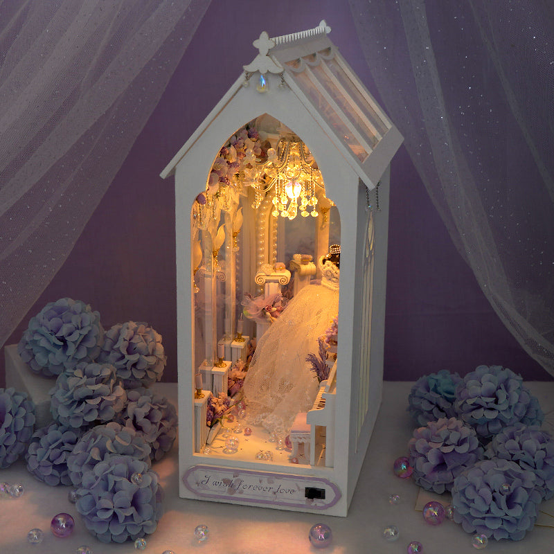 Romantic Wedding Dress DIY Book Nook Kit