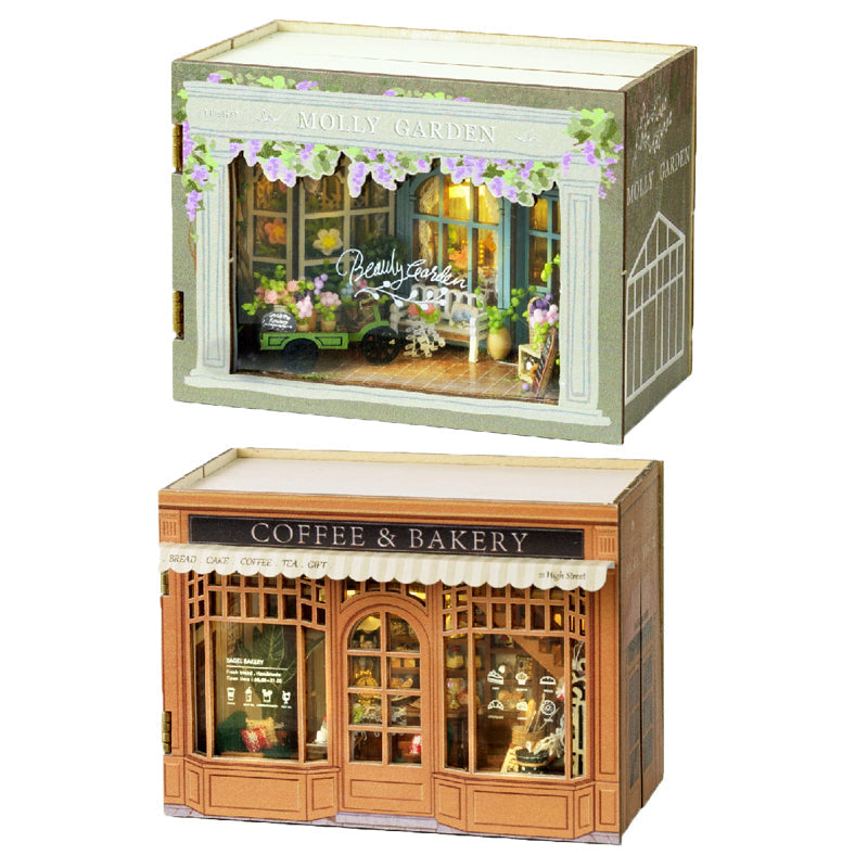 Molly Greenhouse Garden DIY Dollhouse Kit