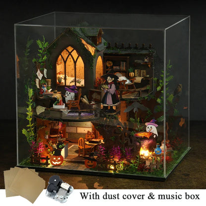 Spooky Cottage DIY Dollhouse Kit