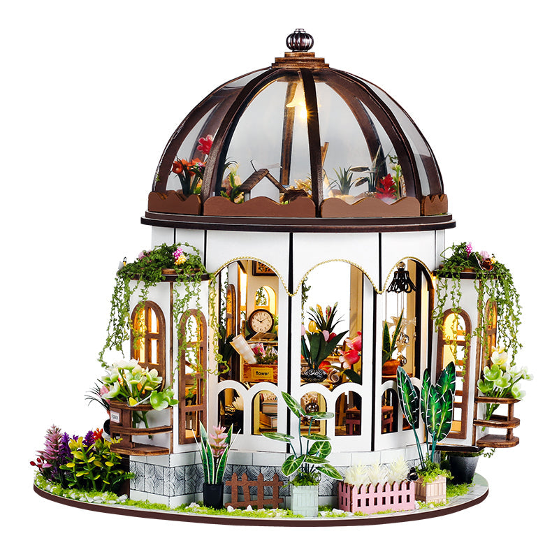 Hanging Greenhouse Garden DIY Dollhouse Kit