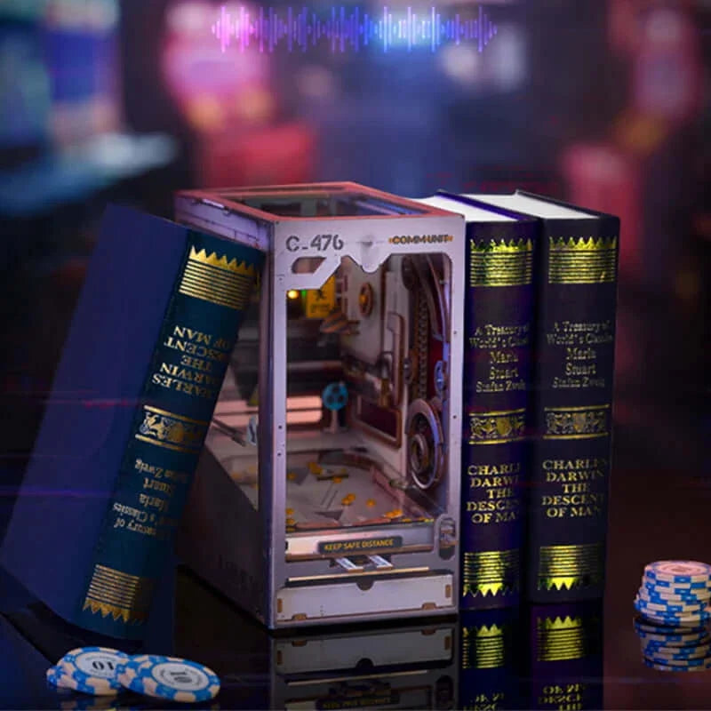 3D Pinball Tilt DIY Book Nook Kit