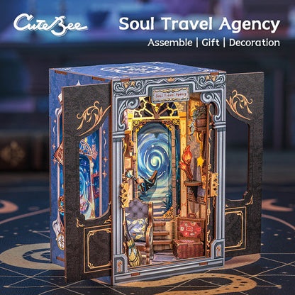 CUTEBEE Soul Travel Agency DIY Book Nook Kit