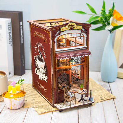 Cat Coffee House DIY Book Nook Kit