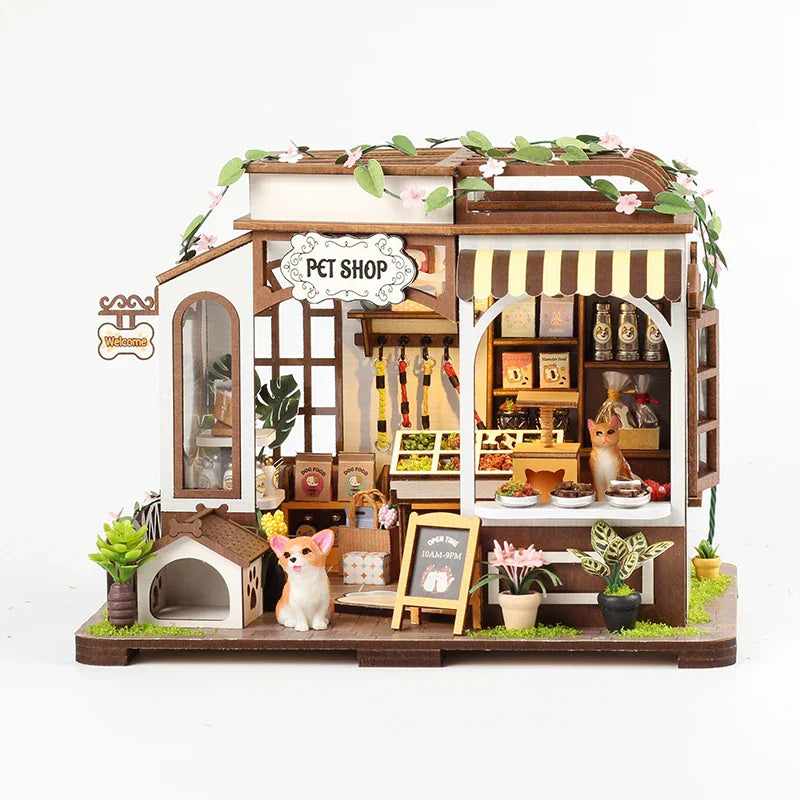 Pet Shop DIY Dollhouse Kit